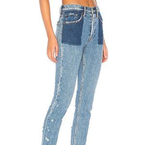 NWT PRPS Goods & Co AMX Reverse Pockets Two Tone Jeans 30